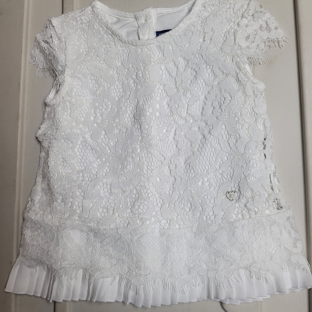 White Lace Kids Top Original Marines.